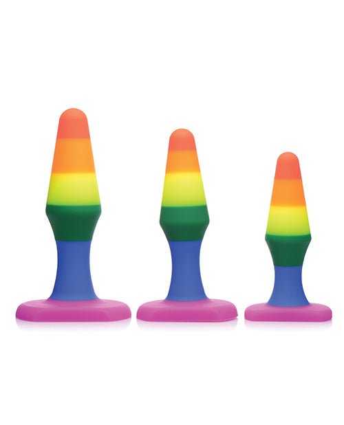 Frisky Rainbow Silicone Anal Trainer Set | Shop Lowest Prices at Funlove.com
