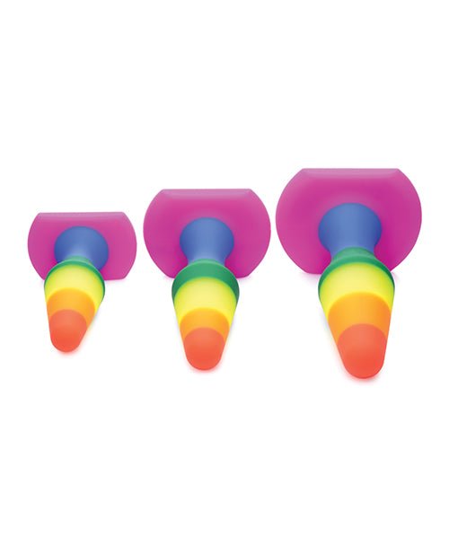 Frisky Rainbow Silicone Anal Trainer Set | Shop Lowest Prices at Funlove.com