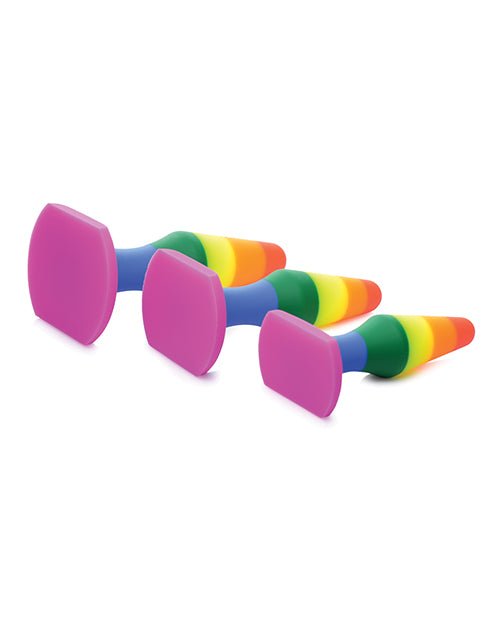 Frisky Rainbow Silicone Anal Trainer Set | Shop Lowest Prices at Funlove.com