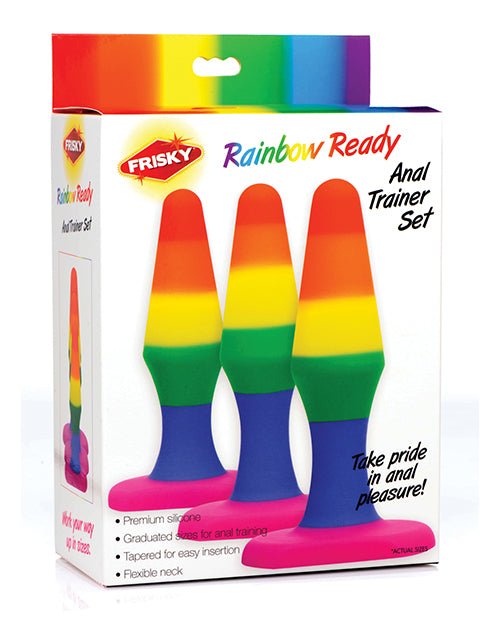 Frisky Rainbow Silicone Anal Trainer Set | Shop Lowest Prices at Funlove.com