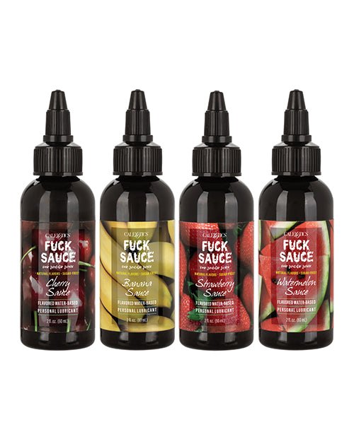Fuck Sauce Flavored Water Based Personal Lubricant Variety 4 Pack - 2 Oz Each | Shop Lowest Prices at Funlove.com