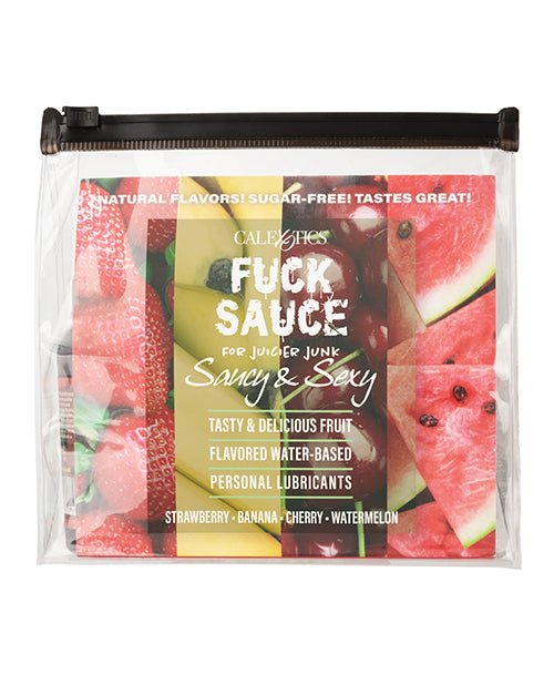 Fuck Sauce Flavored Water Based Personal Lubricant Variety 4 Pack - 2 Oz Each | Shop Lowest Prices at Funlove.com