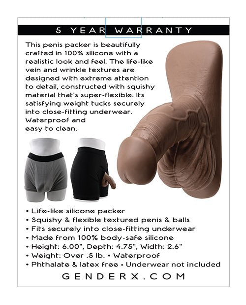 Gender X 4" Silicone Packer | Shop Lowest Prices at Funlove.com