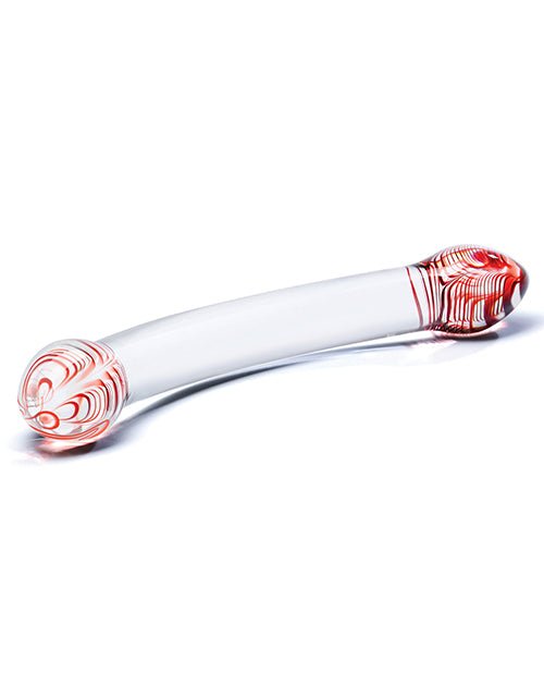 Glas Red Head Double 9" Glass Dildo | Shop Lowest Prices at Funlove.com