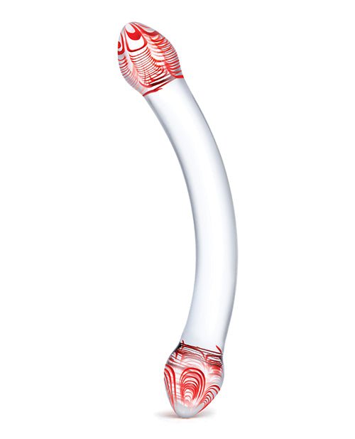 Glas Red Head Double 9" Glass Dildo | Shop Lowest Prices at Funlove.com