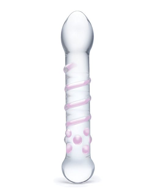 Glas Spiral Staircase Full Tip Glass Dildo | Shop Lowest Prices at Funlove.com