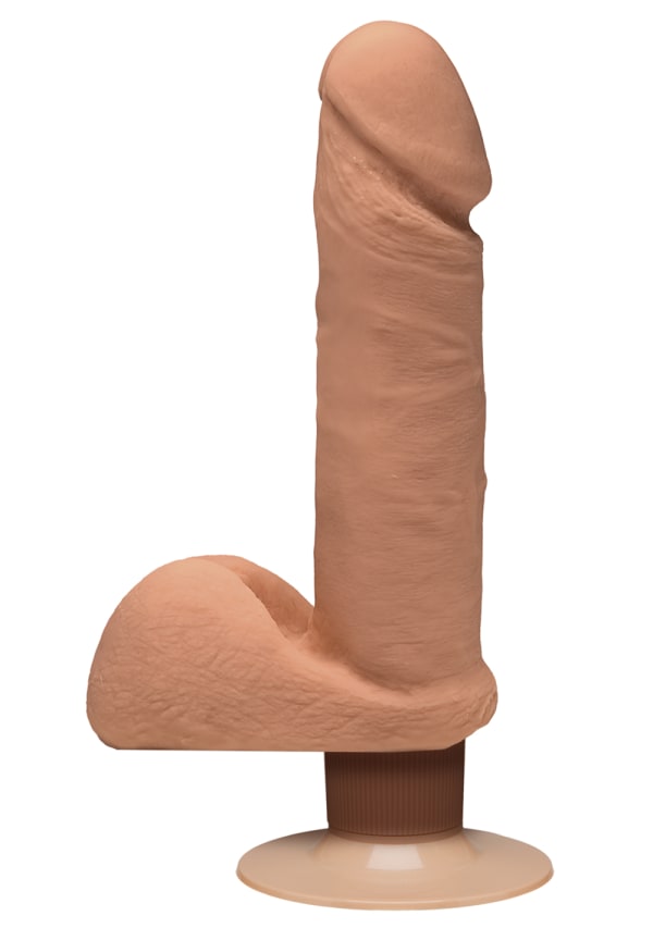 The D 7" Perfect D Vibrating w/ Balls | Caramel