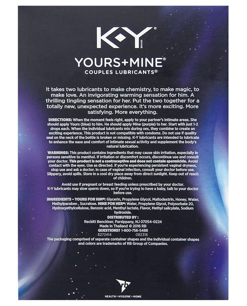 K - y Yours & Mine Gift Set | Shop Lowest Prices at Funlove.com