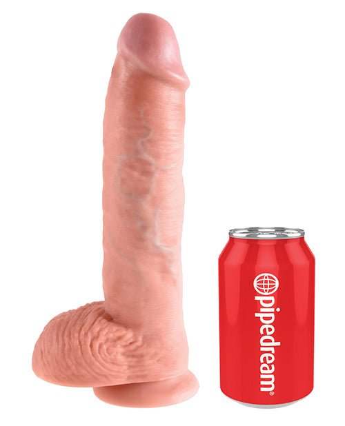 King Cock 10" Cock With Balls | Shop Lowest Prices at Funlove.com