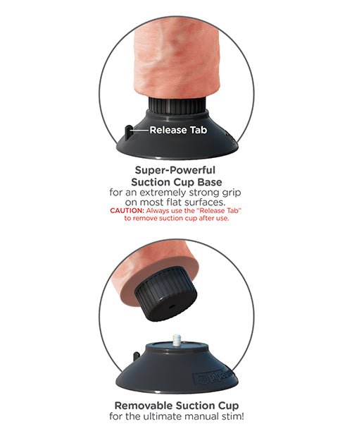 King Cock 10" Vibrating Cock w/ Balls | Shop Lowest Prices at Funlove.com