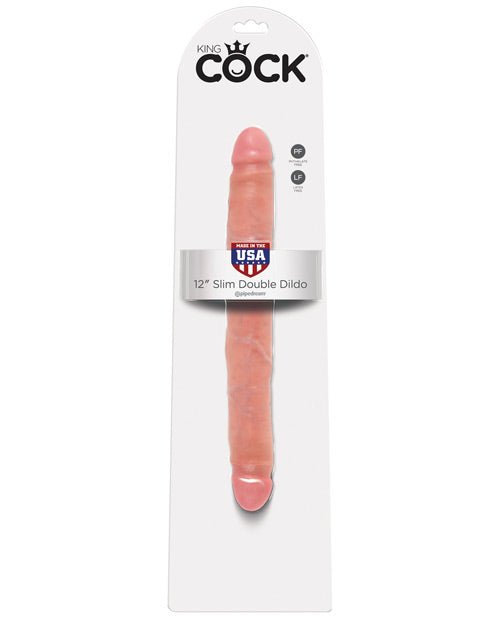 King Cock 12" Slim Double | Shop Lowest Prices at Funlove.com
