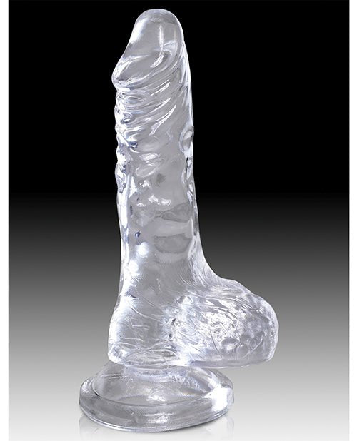 King Cock Clear Cock W/balls | Shop Lowest Prices at Funlove.com