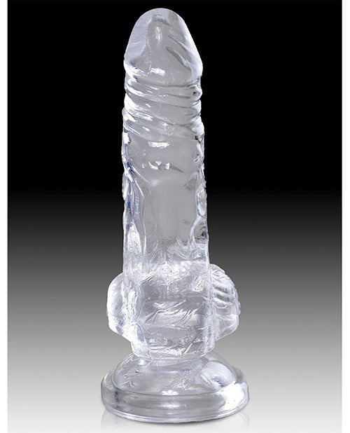 King Cock Clear Cock W/balls | Shop Lowest Prices at Funlove.com