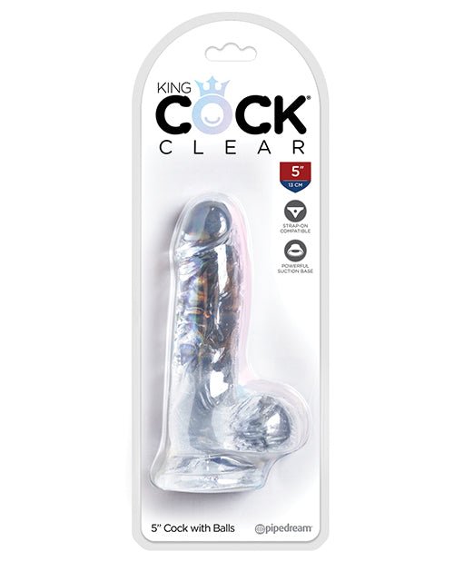 King Cock Clear Cock W/balls | Shop Lowest Prices at Funlove.com