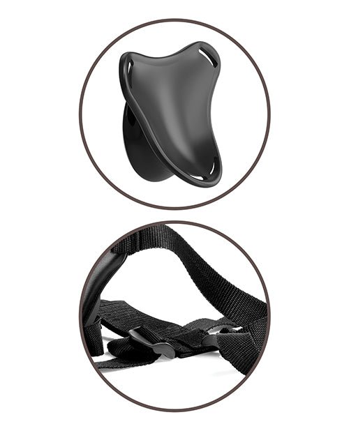 King Cock Elite Beginner's Body Dock Strap On Harness - Black | Shop Lowest Prices at Funlove.com
