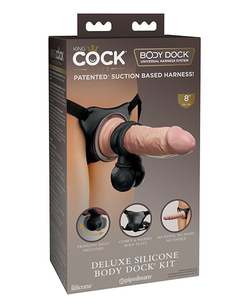 King Cock Elite Deluxe Silicone Body Dock Kit | Shop Lowest Prices at Funlove.com
