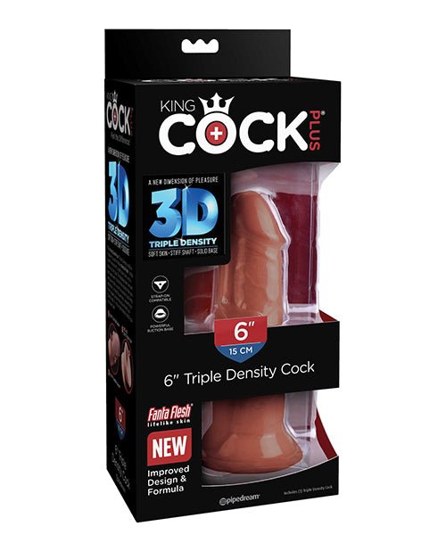 King Cock Plus 6" Triple Density Cock | Shop Lowest Prices at Funlove.com