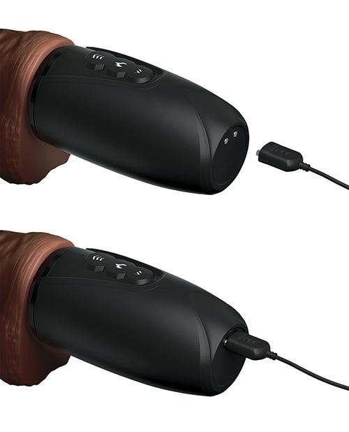 King Cock Plus Thrusting, Warming & Vibrating 7.5" Triple Threat Dong | Shop Lowest Prices at Funlove.com