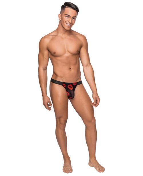 Kiss Me Stretch Mesh Micro Thong | Shop Lowest Prices at Funlove.com
