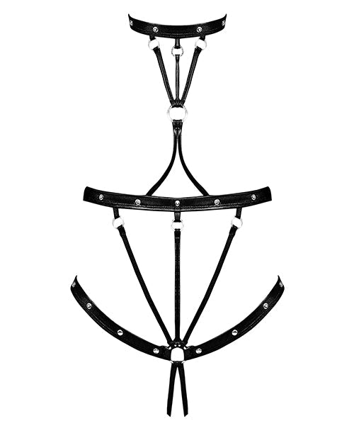 Lust Seducer Strappy Cupless & Crotchless G - string Teddy | Shop Lowest Prices at Funlove.com