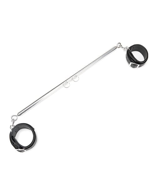 Lux Fetish Expandable Bar Spreader Set W/leatherette Cuffs | Shop Lowest Prices at Funlove.com