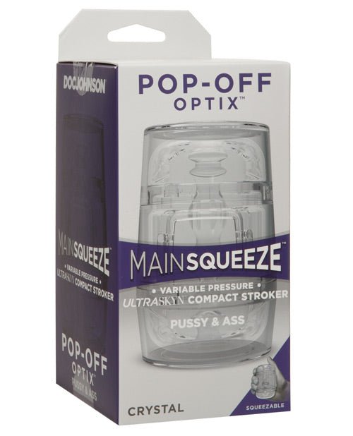 Main Squeeze Pop Off Optix - Crystal Pussy & Ass | Shop Lowest Prices at Funlove.com