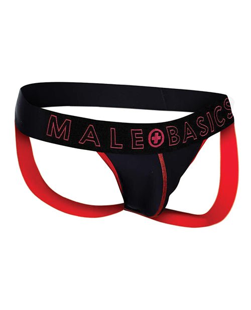 Male Basics Neon Jockstrap Red | Shop Lowest Prices at Funlove.com