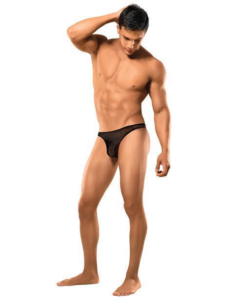 Male Power Stretch Net Pouch Thong | Shop Lowest Prices at Funlove.com