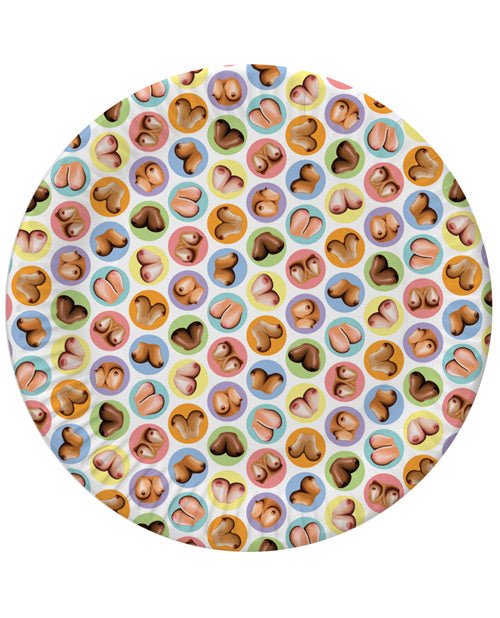 Mini - boob Plates - Pack Of 8 | Shop Lowest Prices at Funlove.com