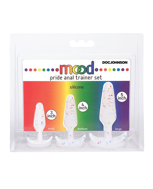Mood Pride Anal Trainer Set - Multi Colored Set Of 3 | Shop Lowest Prices at Funlove.com