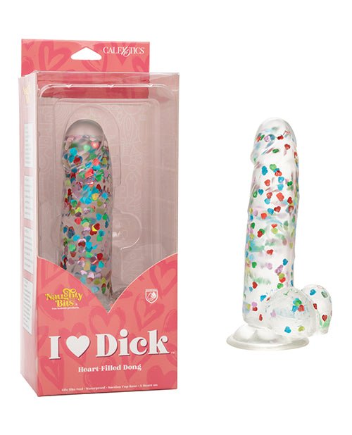 Naughty Bits I Love Dick Heart Filled Dong - Multicolor | Shop Lowest Prices at Funlove.com