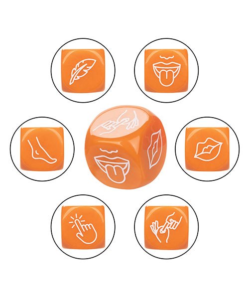 Naughty Bits Roll With It Icon Based Sex Dice | Shop Lowest Prices at Funlove.com