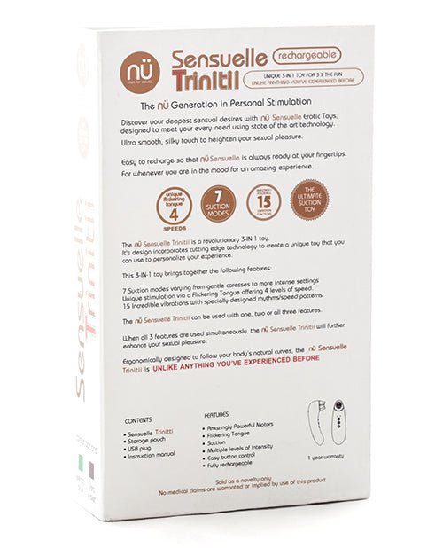 Nu Sensuelle Trinitii Tongue Vibe | Shop Lowest Prices at Funlove.com
