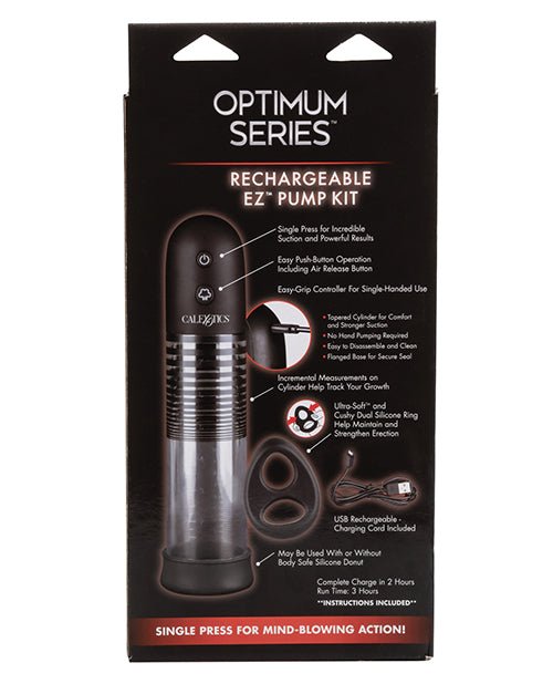 Optimum Series Rechargeable Ez Pump Kit - Clear | Shop Lowest Prices at Funlove.com