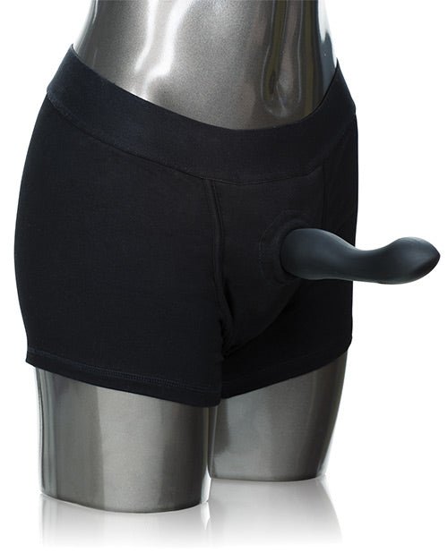 Packer Gear Boxer Brief Harness - Black | Shop Lowest Prices at Funlove.com