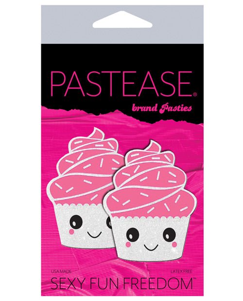 Pastease Cupcake Glittery Frosting Nipple Pastie - White O/s | Shop Lowest Prices at Funlove.com