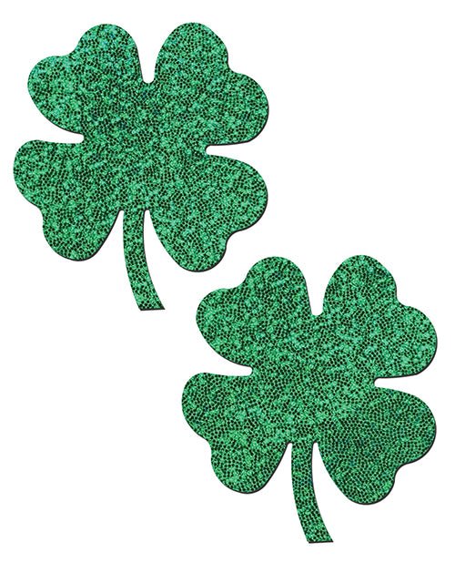 Pastease Glitter Four Leaf Clover - Green O/s | Shop Lowest Prices at Funlove.com