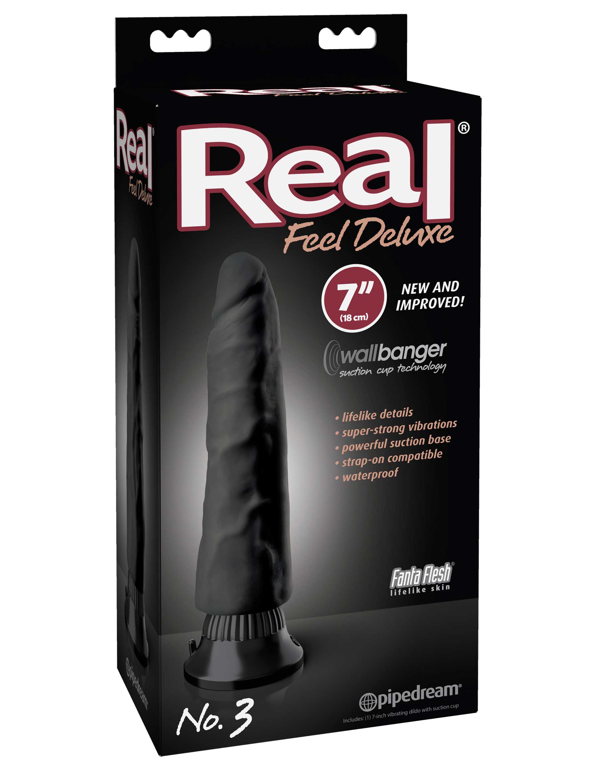 Real Feel Deluxe No. 3 7" Vibe Waterproof