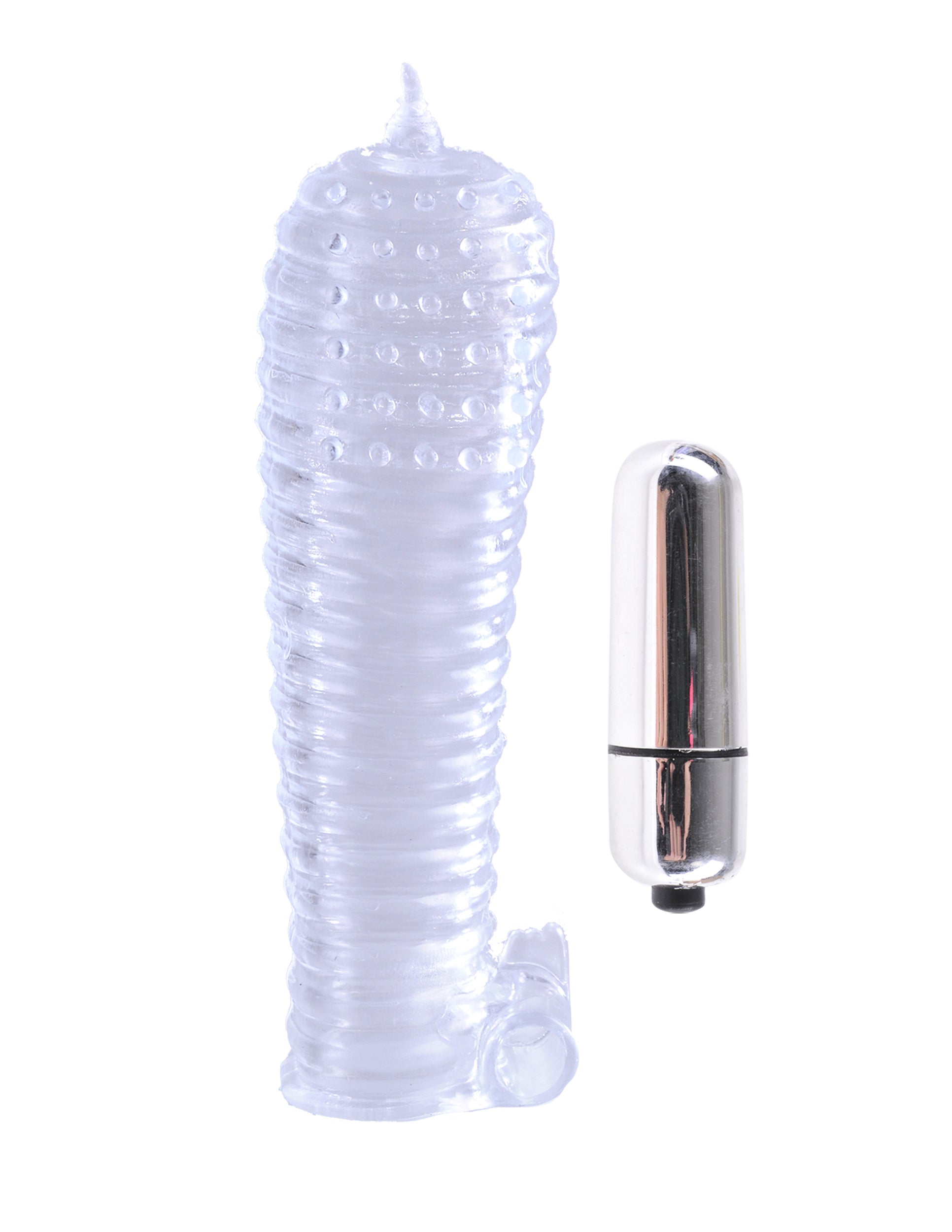 Classix Textured Sleeve & Bullet- Clear