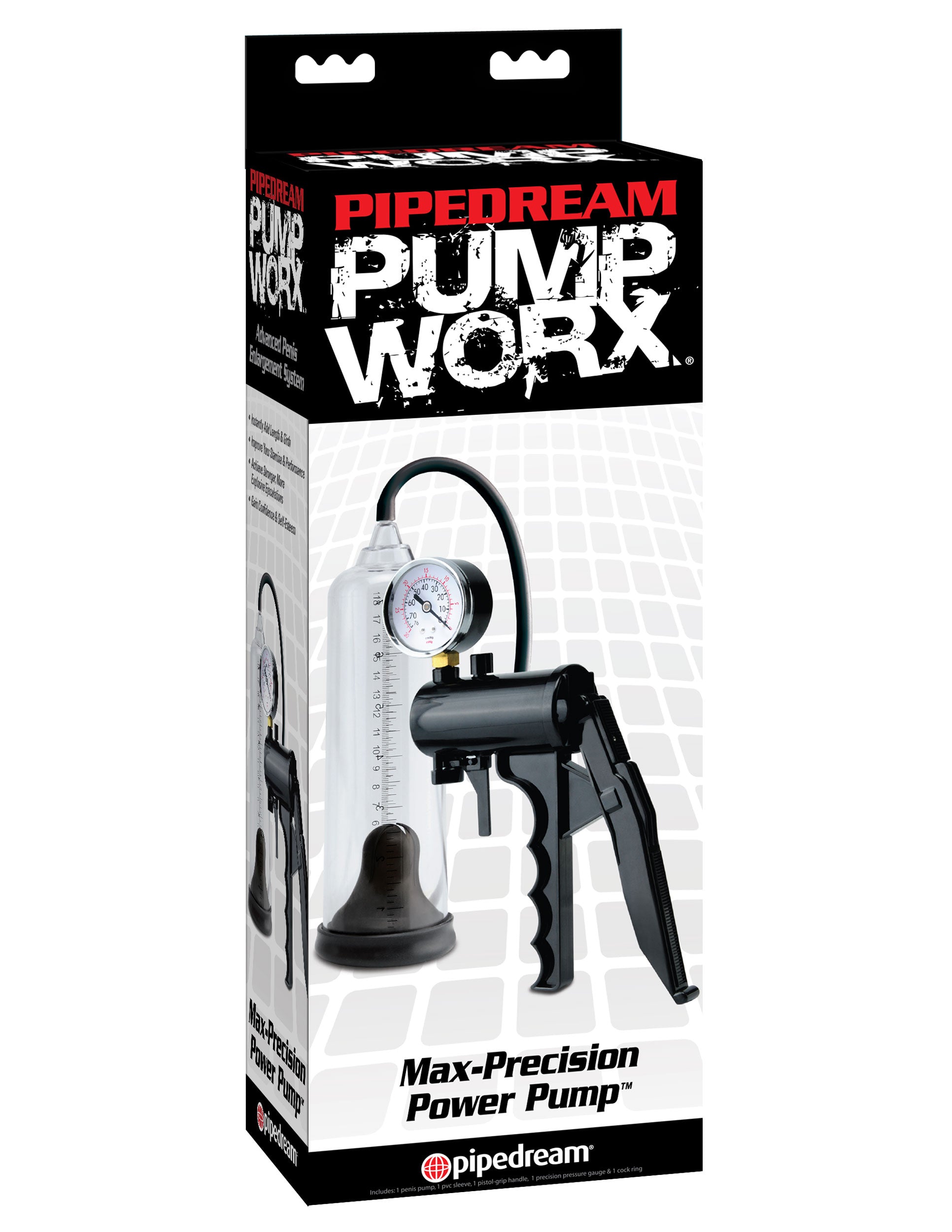 Pump Worx Max-Precision Power Pump - Clear/Black