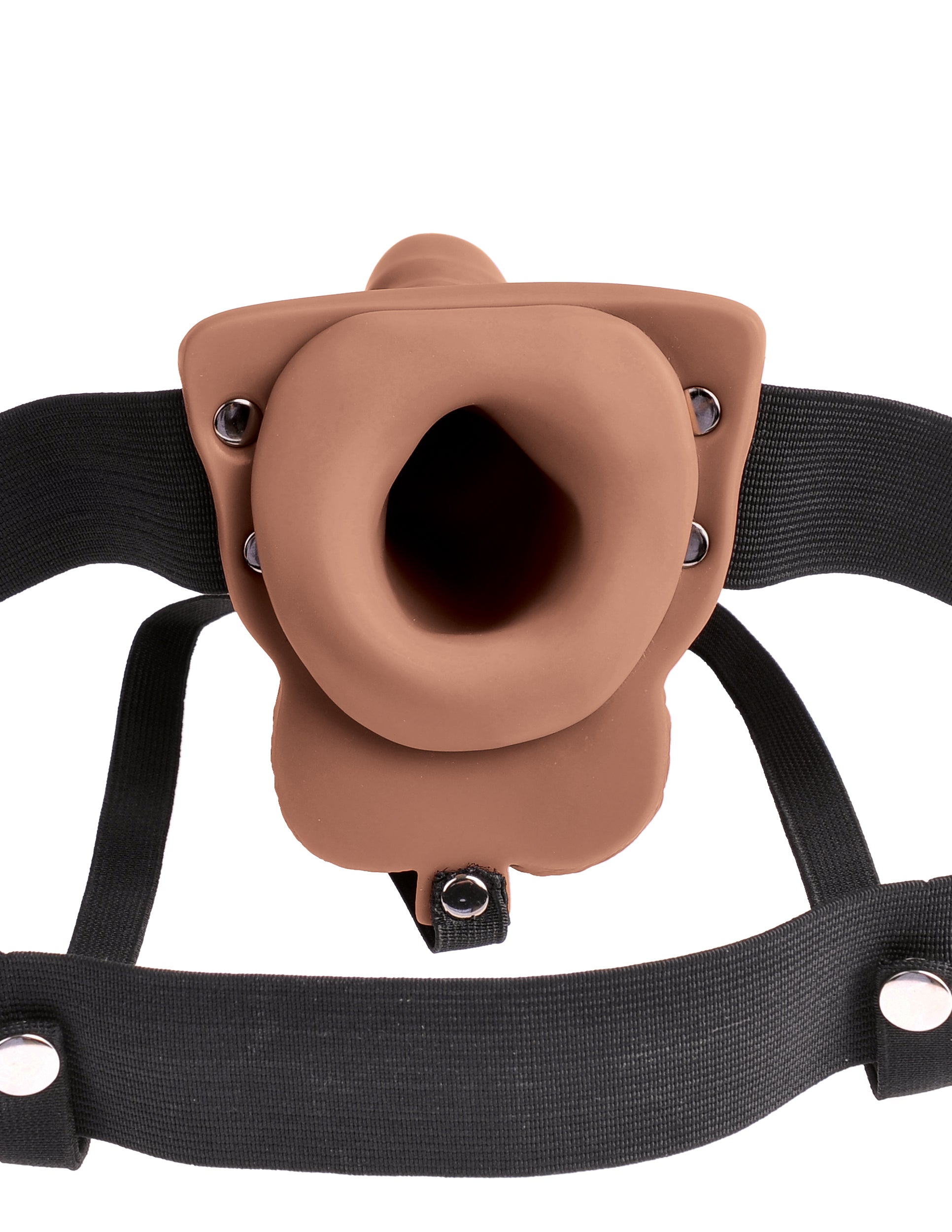 Fetish Fantasy Series 6" Hollow Rechargeable Strap On W/balls