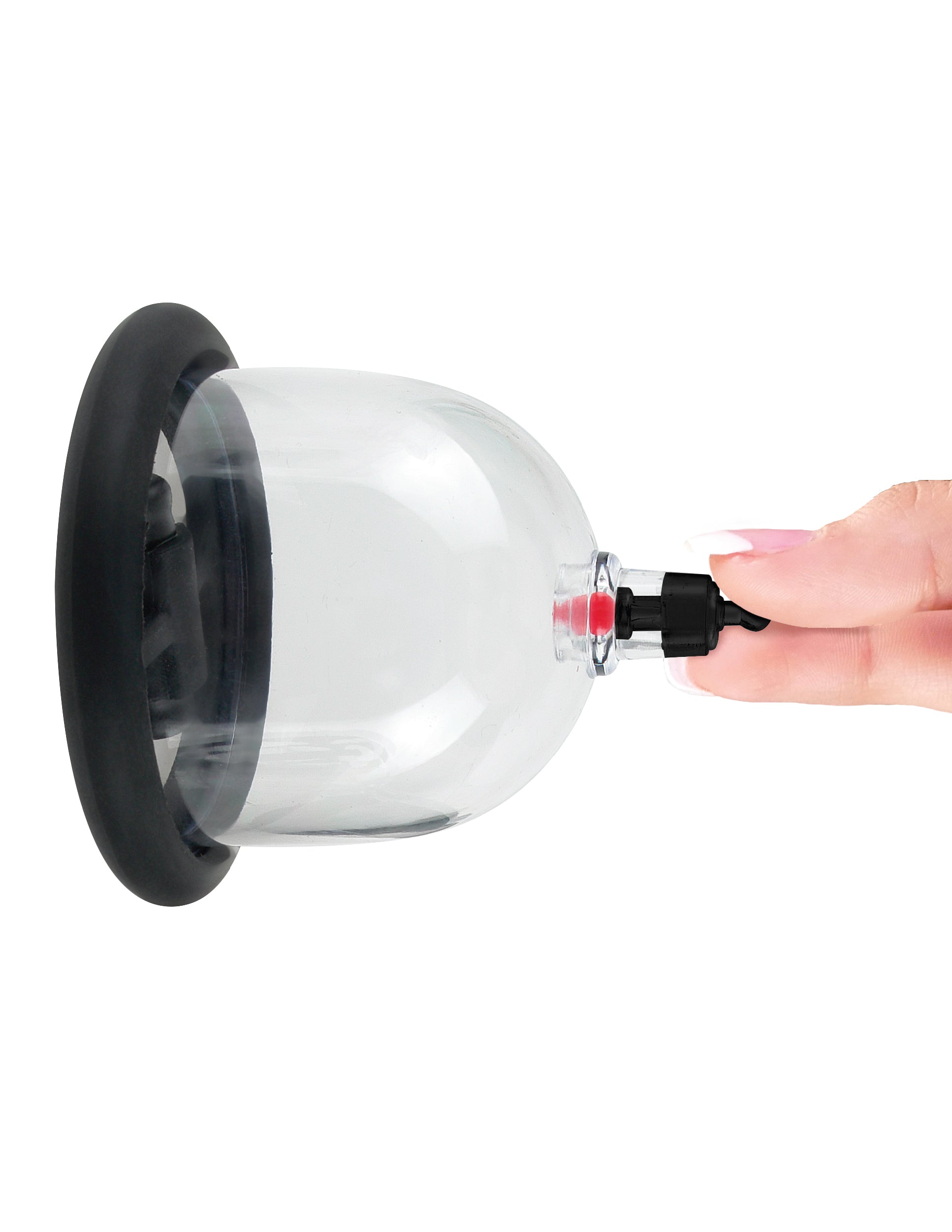 Fetish Fantasy Series Beginner's 6pc. Cupping Set - Clear/Black