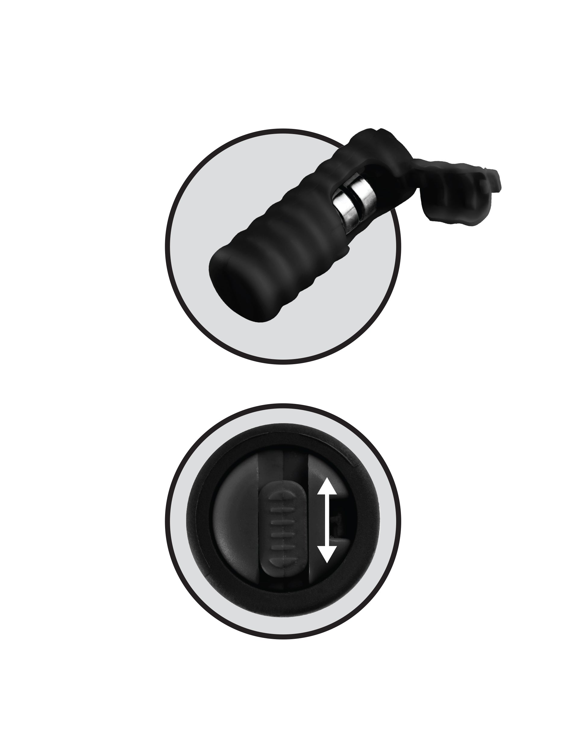 Fetish Limited Edition Fantasy Vibrating Silicone Nipple Lassos