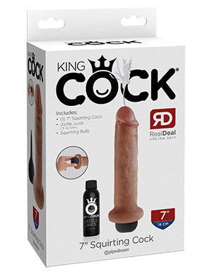 King Cock 7" Squirting Cock
