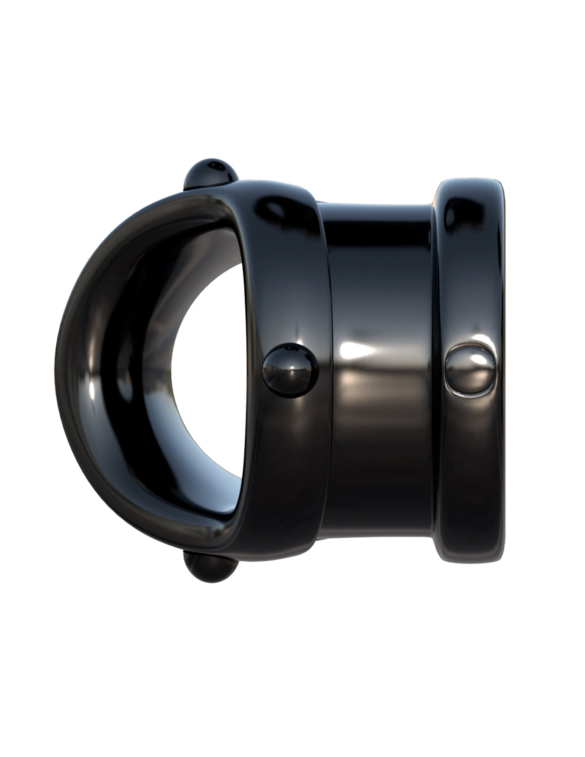 Fantasy C-ringz Rock Hard Cock Pipe - Black