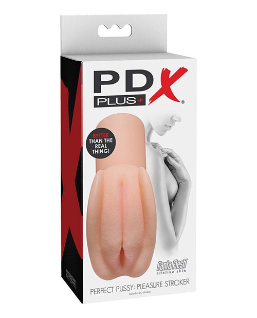 Pdx Plus Perfect Pussy Pleasure Stroker - Ivory | Shop Lowest Prices at Funlove.com