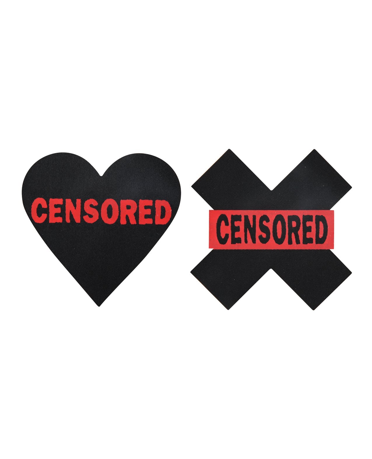 Peekaboos Censored Hearts & X - Pack Of 2 | Shop Lowest Prices at Funlove.com