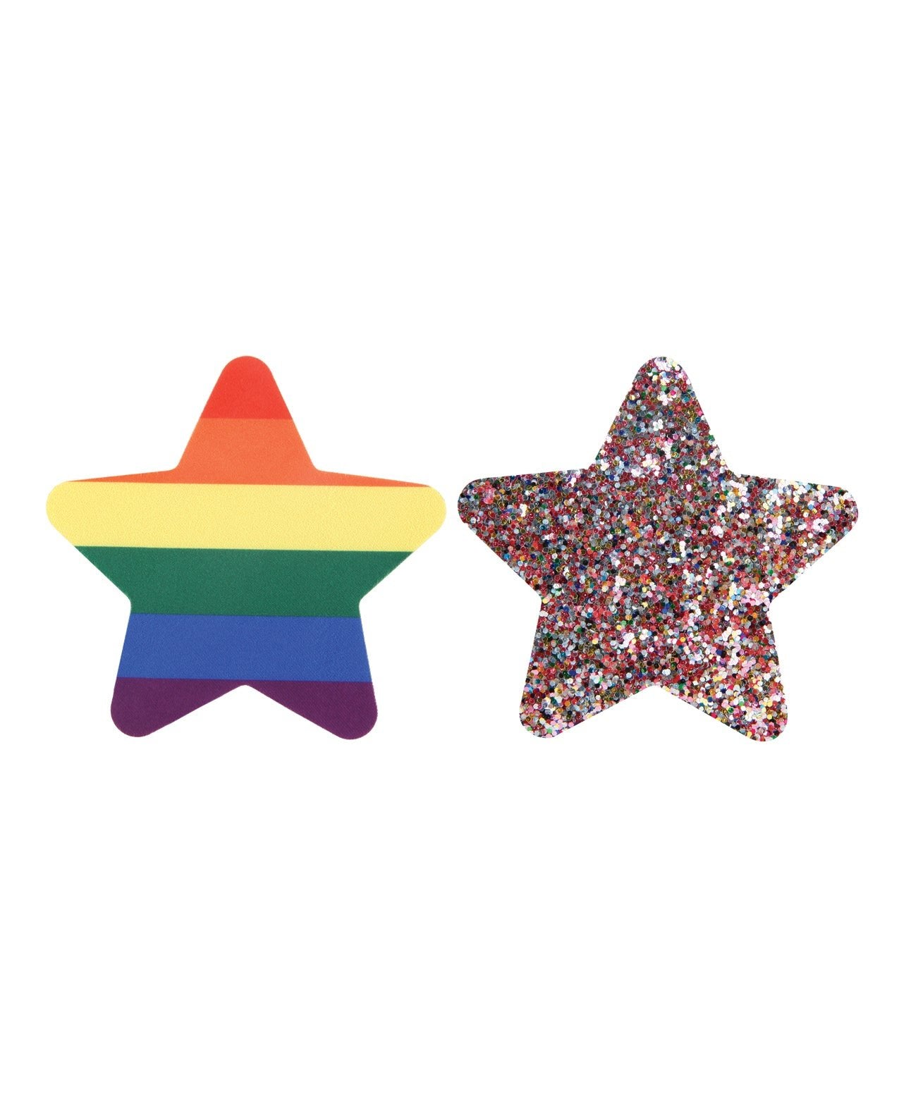 Peekaboos Pride Rainbow Glitter Stars - Pack Of 2 | Shop Lowest Prices at Funlove.com