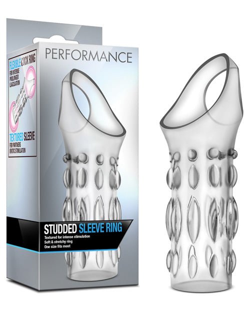 Performance Studded Sleeve Ring - Clear | Shop Lowest Prices at Funlove.com