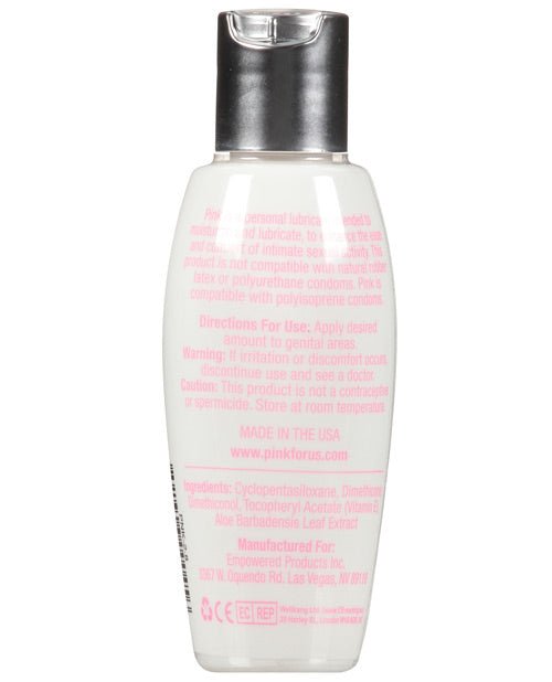 Pink Silicone Lube Flip Top Bottle | Shop Lowest Prices at Funlove.com